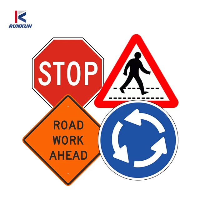 Panneaux de signalisation rectangulaires Arrow Road en aluminium